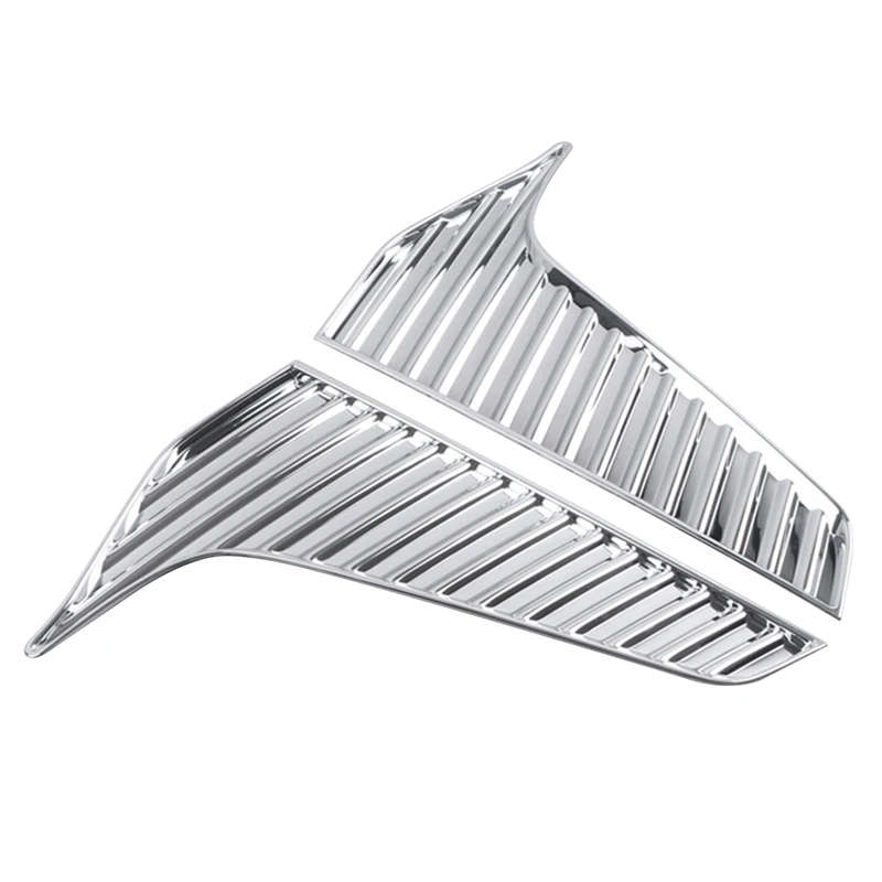 Front Bumper Fog Light Lamp Frame Decoration Cover Trim For Cadillac XT6 2020 2021