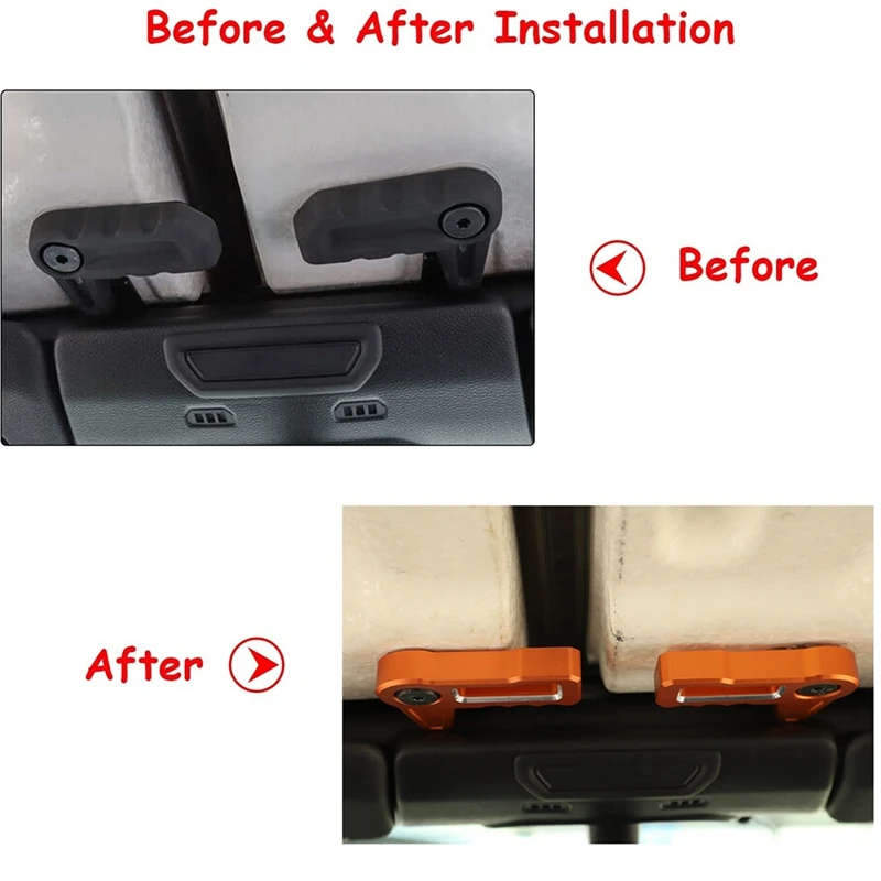Aluminum L Shaped Roof Locks, Roof Switch Handle For 2018-2021 Jeep Wrangler JL & Gladiator JT