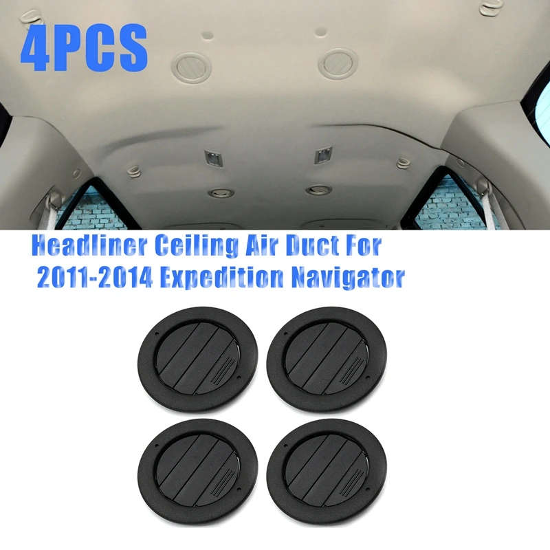For 2011-14 Ford Expedition Navigator Headliner Ceiling Roof A/C Heater Air Vent Duct Outlet Louvre