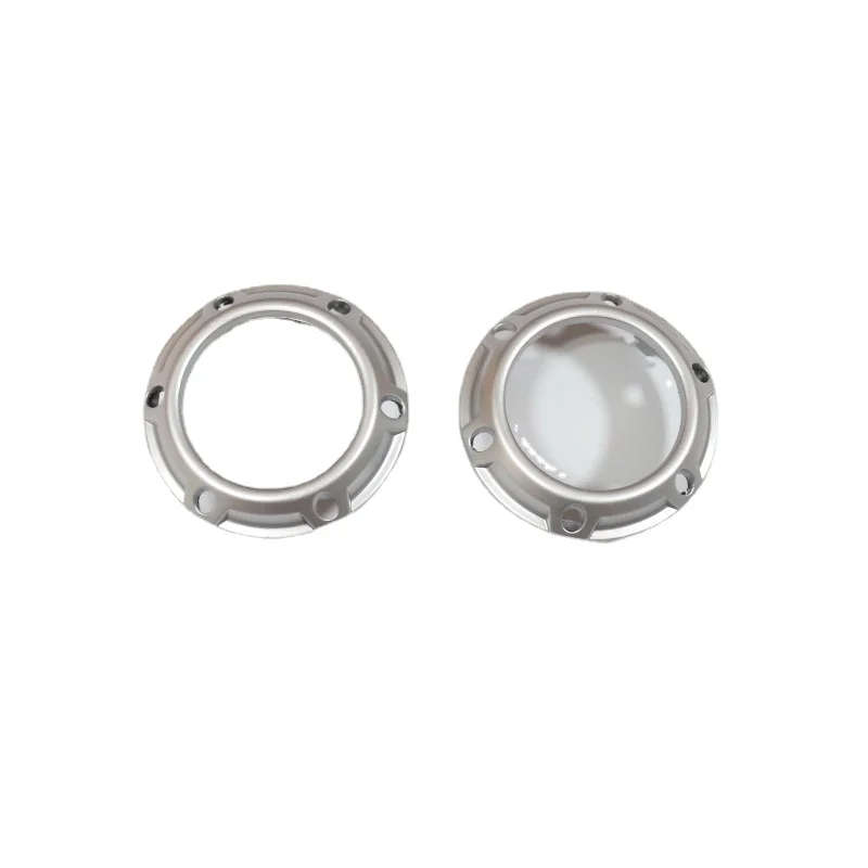 2PCS Silver Car Front Bumper Fog Light Bezels Fog Lamp Cover For Mitsubishi Outlander 2007 2008 2009