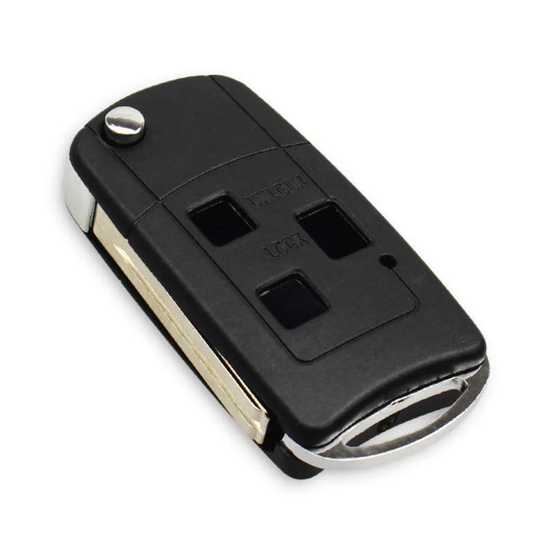 Modified Remote Key Fob Shell Case 3 Button For Lexus IS200 GS300 LS400 RX300 Uncut Blade 46mm