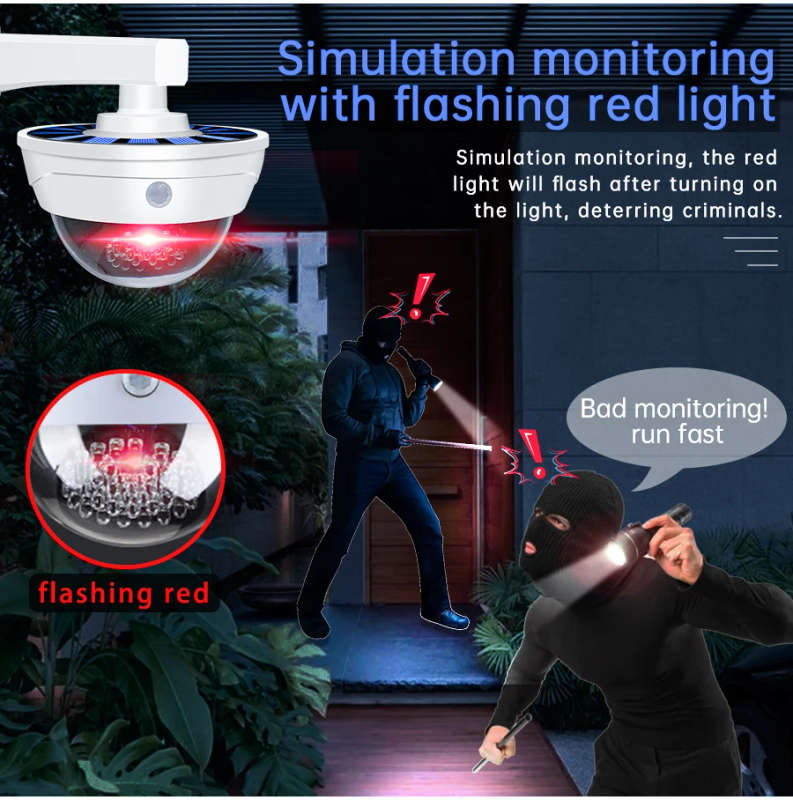Solar Light with PIR Motion Sensor Detection