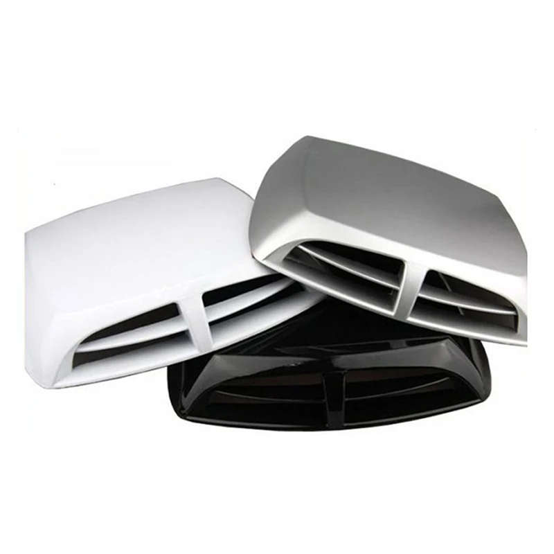 Car Air Flow Intake Hood Scoop Turbo Bonnet Vent Moulding Trim Decals Cover