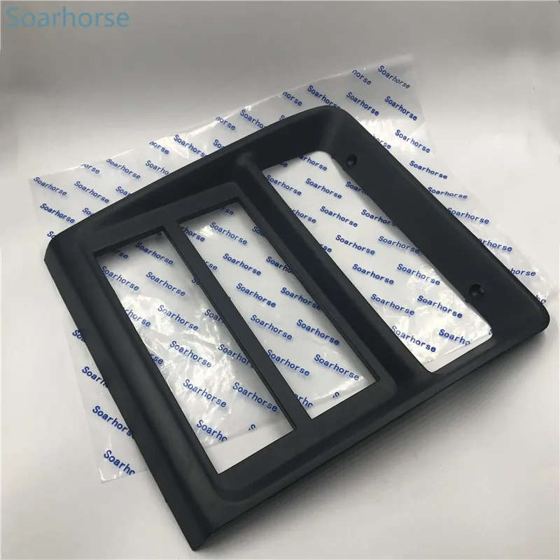 Car instrument center CD Box Frame Radio Panel For Mitsubishi Pajero Montero MK2 V31 V32 V33 V43