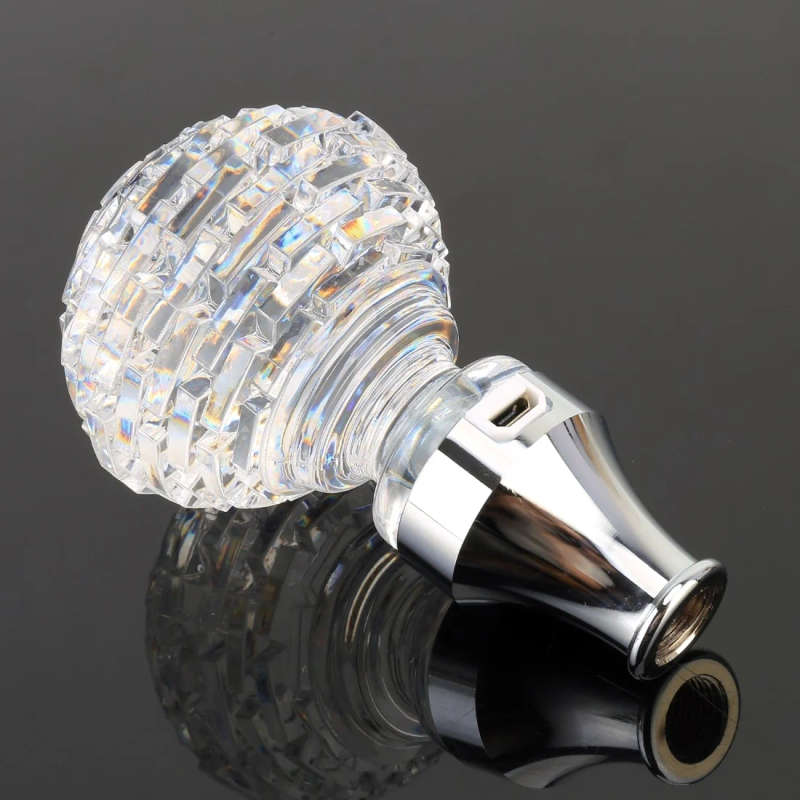 Universal Car Nest Shaped Crystal Gear Head Gear Shift Knob with Light