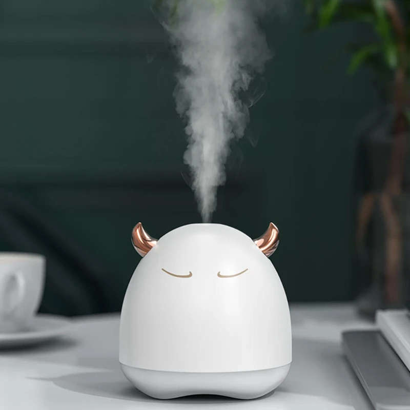 Portable 280Ml Electric Air Humidifier Diffuser USB With Colorful Night Light For Home Car