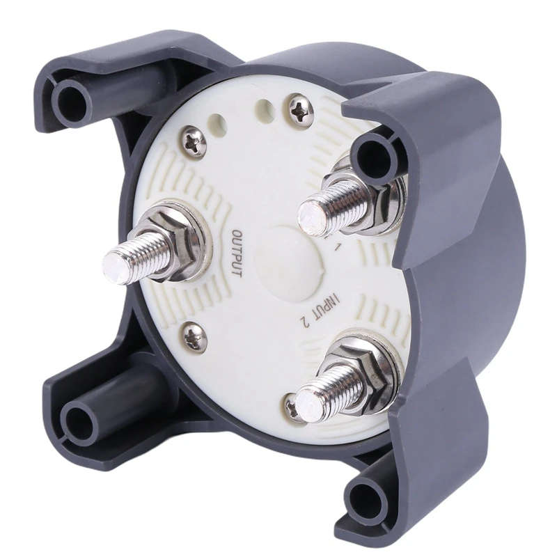 2X Disconnect Rotary Switch 4 Position 32V 350 Amp E-Series Waterproof Dual Battery Isolator