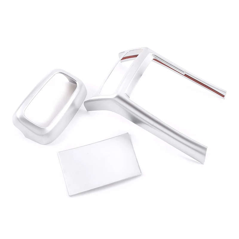 Car Interior Chrome Car Rear Seat Kick Cover Trim For Mercedes-Benz GLE 2020