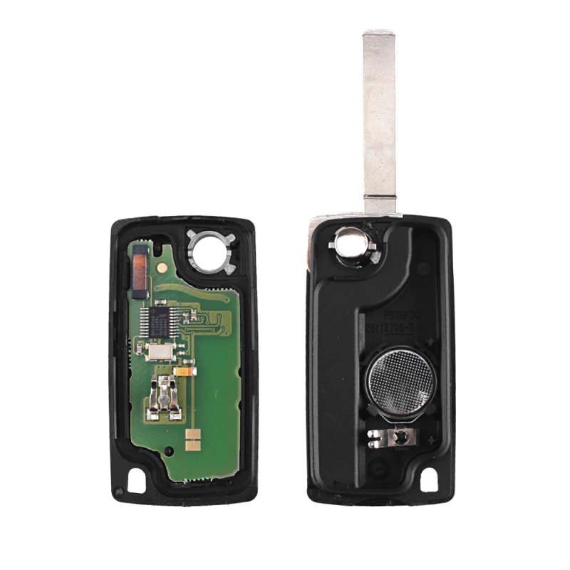 Remote Key Fob 433Mhz ASK For Peugeot 307 3008 308 408 433MHz ID46 Chip Car Flip Key VA2/HU83 Blade