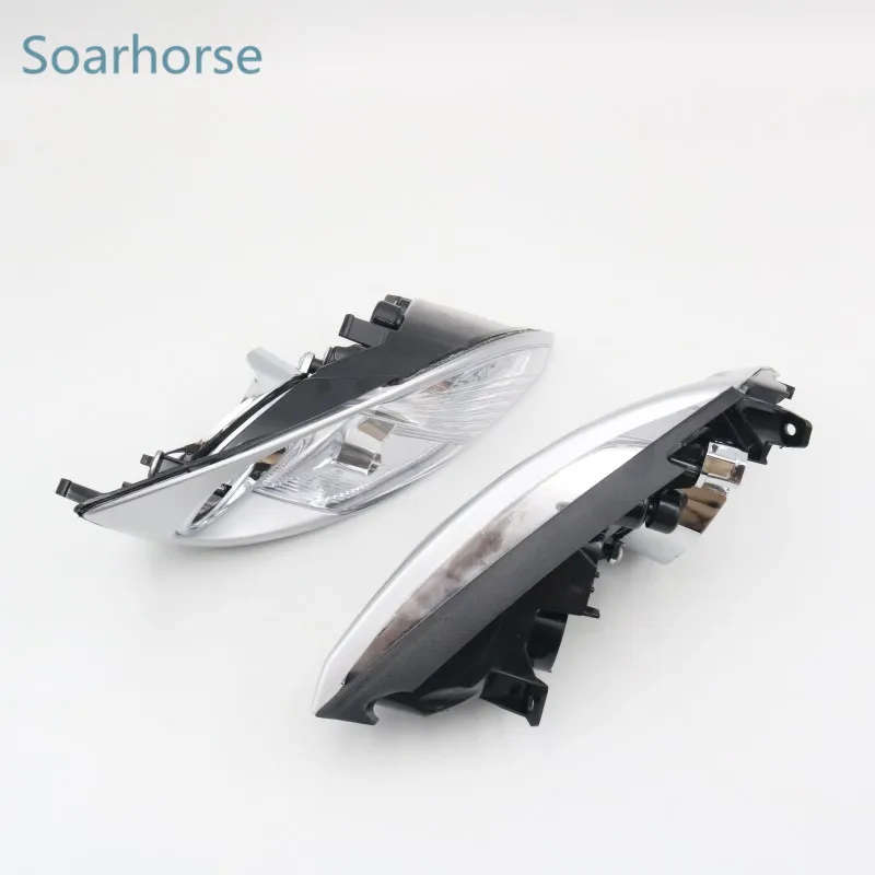 Car Front Bumper fog lamp bezel Corner light decorative frame For Mazda CX-7 CX7 2009-12 +