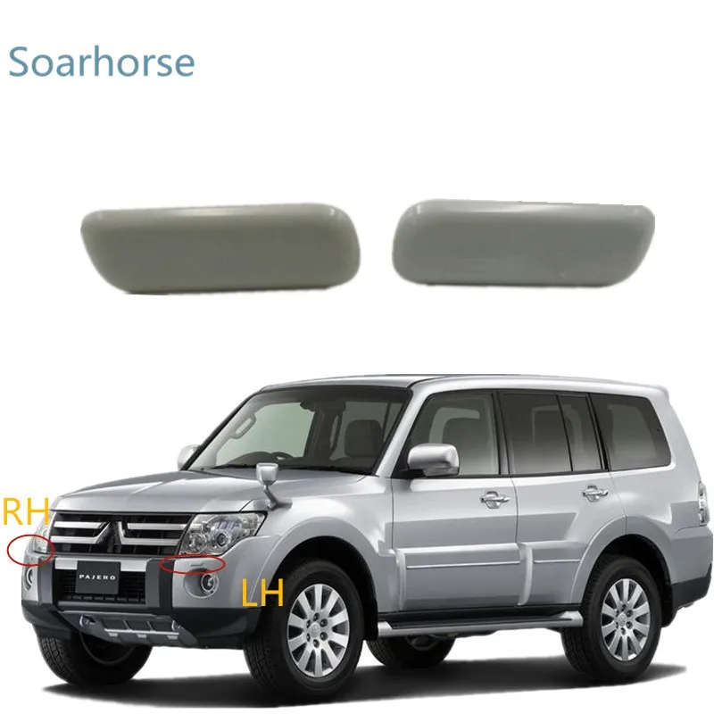 For Mitsubishi Pajero Shogun Montero V93 V95 headlight washer spray nozzle cover headlamp nozzle cap