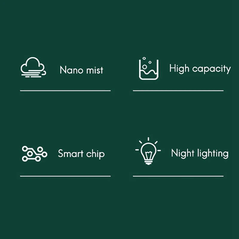 Portable 280Ml Electric Air Humidifier Diffuser USB With Colorful Night Light For Home Car