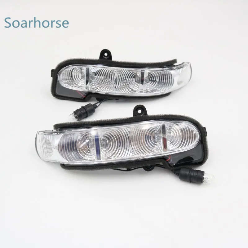 Car Rearview Side Mirror LED Turn Signal Indicator Light Door Wing Mirror Lamp for Mercedes Benz