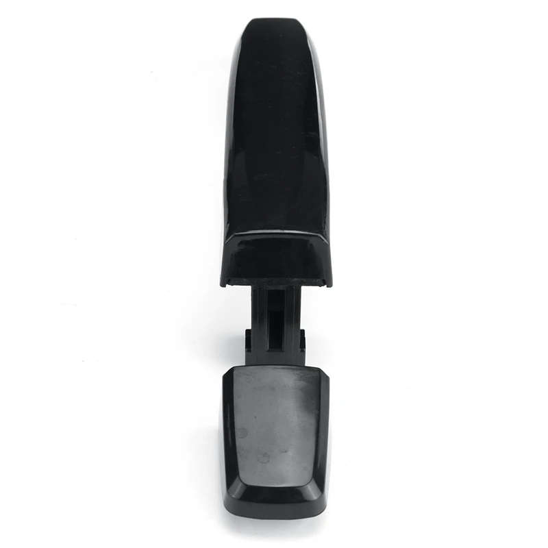2X Front Left And Right With Keyhole Glossy Black ABS Door Outer Handle Covers For Chevrolet