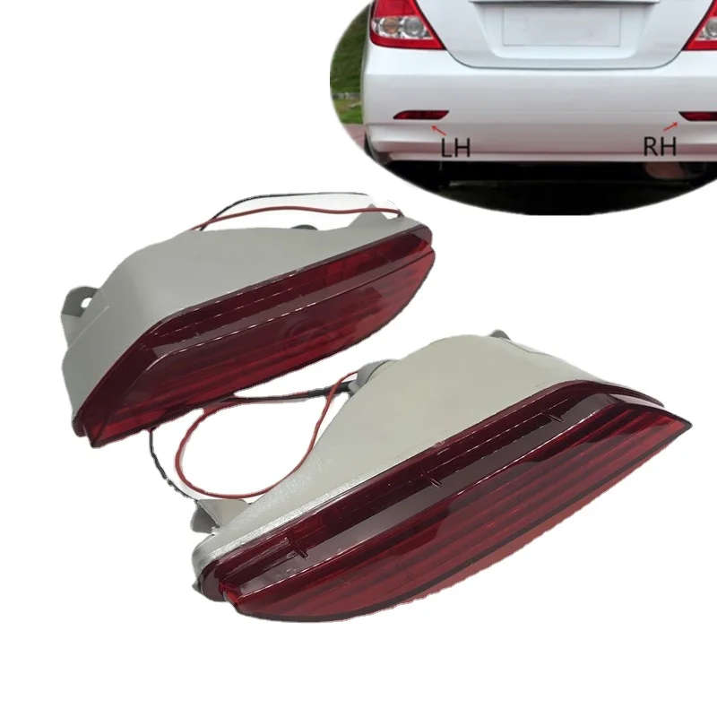 For BYD F3 Rear Bumper Reflector Lamp Tail Brake Light Rear Fog Lights