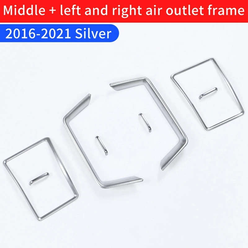 Car Air Conditioning Air Outlet Decoration Sequins For Toyota Land Cruiser 200 J20 J2 2016-2020
