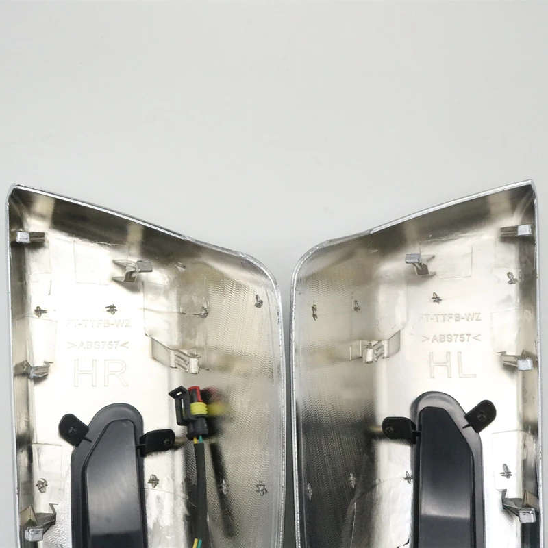 For Toyota Tundra Sequoia Left Right Side Rear view Mirror Shell Cover With LED Light Signal Lamp
