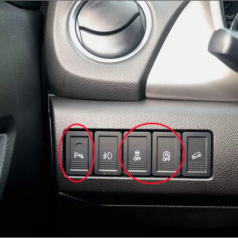 1 PCS Car Parking Auxiliary Radar ESP Power Switch Start Stop Engine Button For Suzuki