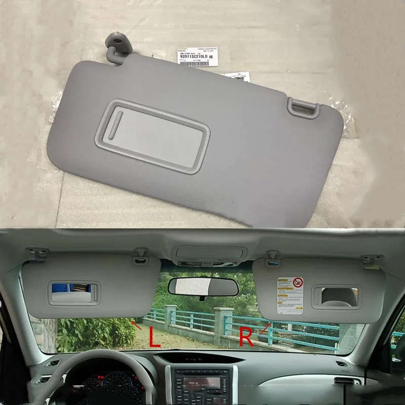 For Subaru Forester Inner Sunvisor Sun Shield With makeup Mirror Sunshield Sun Shade Sun Visor Assy
