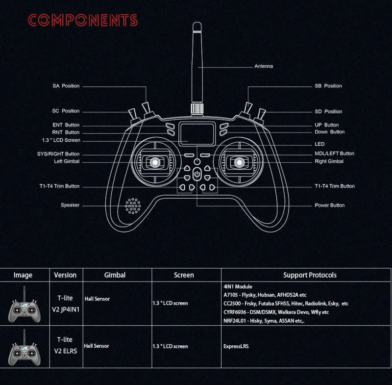 Jumper T-Lite V2 2.4GHz 16CH