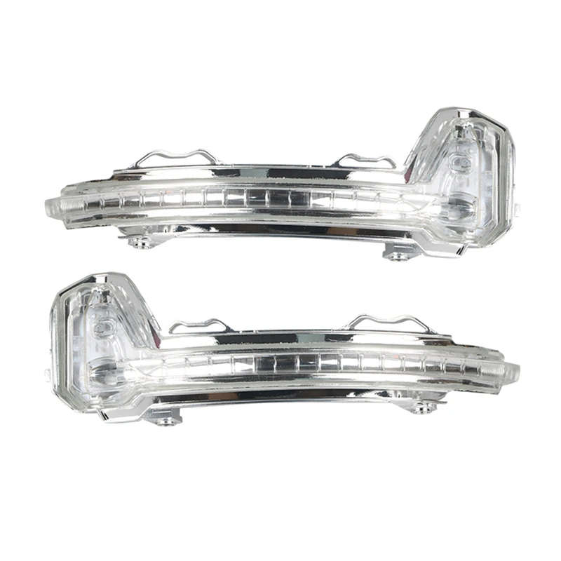 Side Rearview Mirrors Turn Signal Light Indicator Lamp Wing Mirror Housing Trim Frame For VW Tiguan