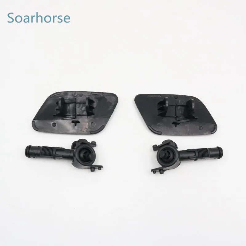 Car Headlight Water Spray Nozzle Headlamp Washer Jet Nozzle with Cover Cap For Hyundai I45 Sonata YF
