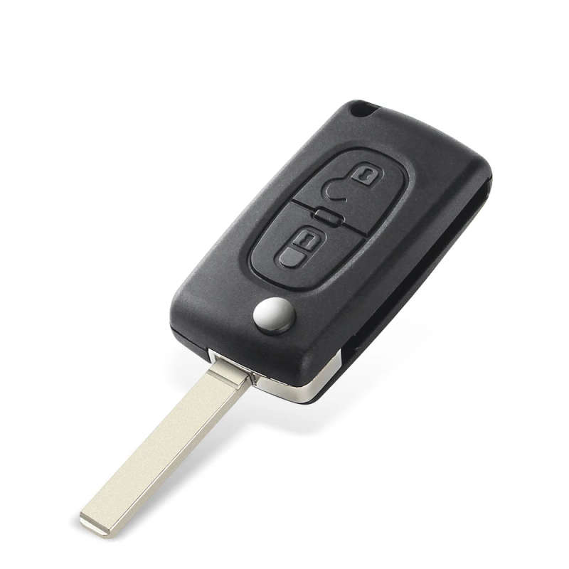 Remote Key Fob For Peugeot 207 307 407 408 308 For Citroen C4 C2 ASK 433Mhz ID46