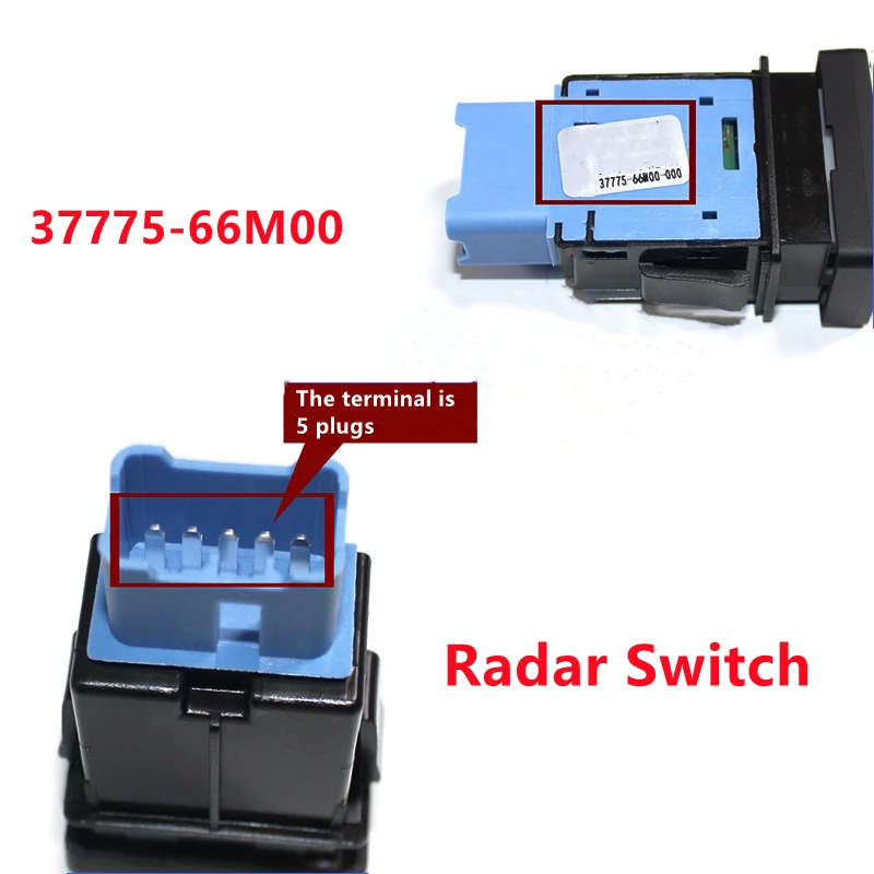 1 PCS Car Parking Auxiliary Radar ESP Power Switch Start Stop Engine Button For Suzuki