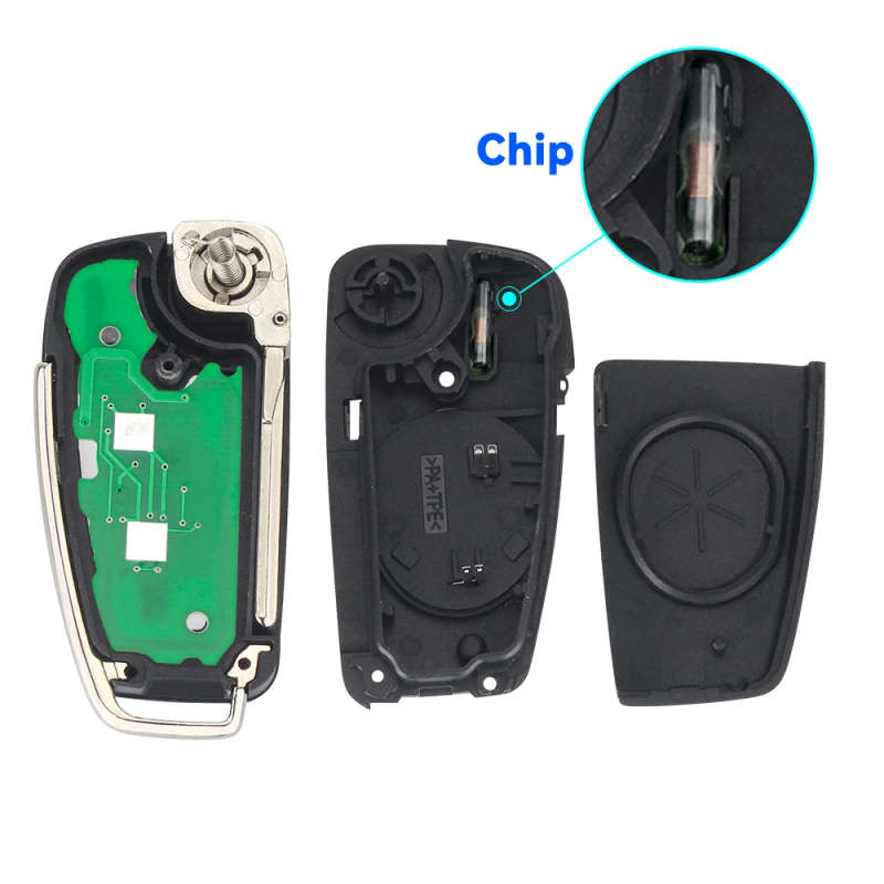 Car Remote Key For Audi A3 S3 TT RS3 TTS TTRS A1 R8 Q3 A4 S4 RS4 05-09 315/434Mhz 48 Chip