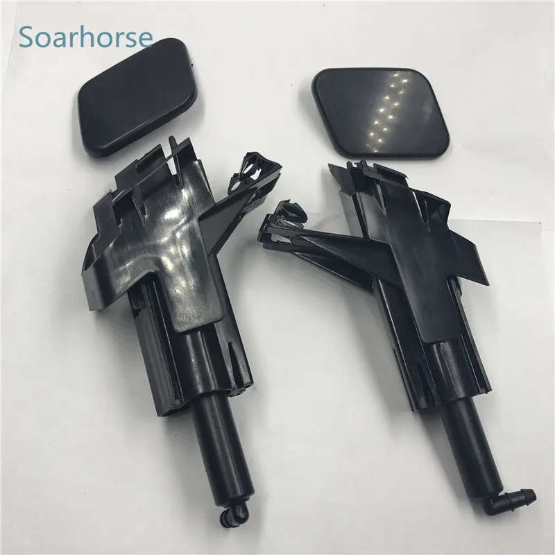 Car Headlight Washer Spray Nozzle Jet with Cover cap For Nissan Qashqai J10 Dualis 2007-10