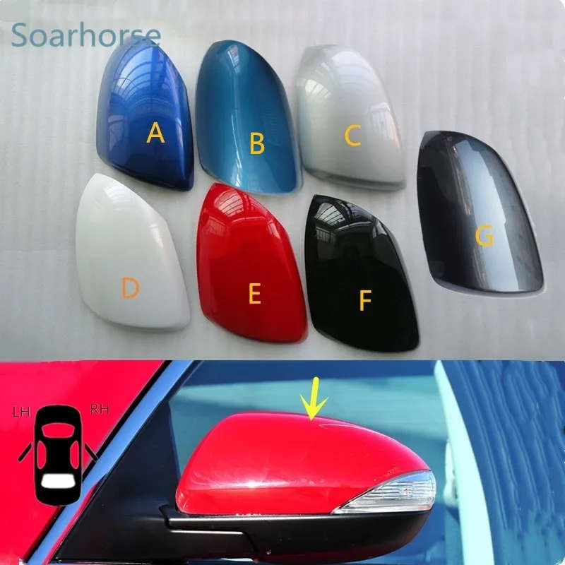 For Mazda 3 2009-2013 Car Side Rear view Mirror Cover door Mirror Housing Cap
