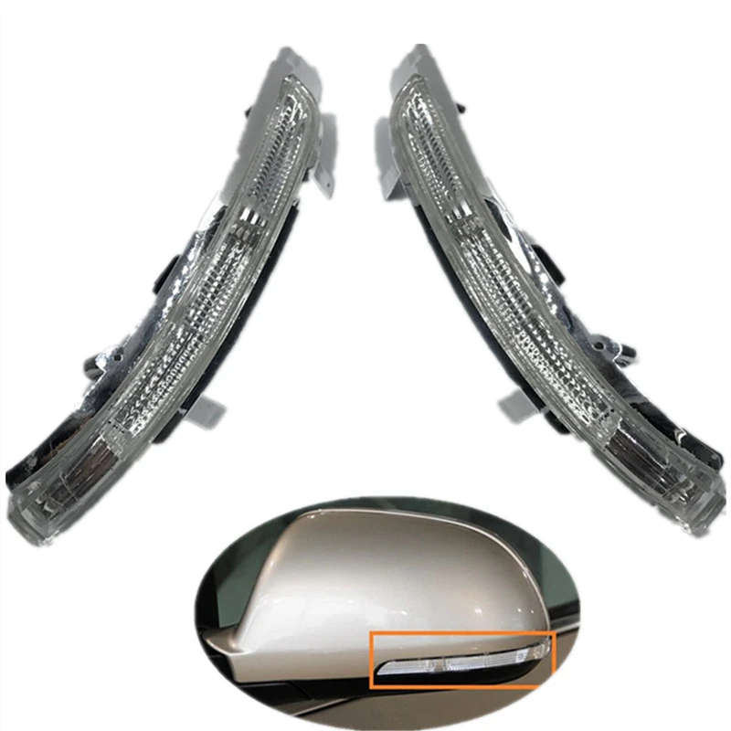 Car Rearview Mirror LED Side Turn Signals Light Side Wing Repeater Indicator Lamp For Skoda