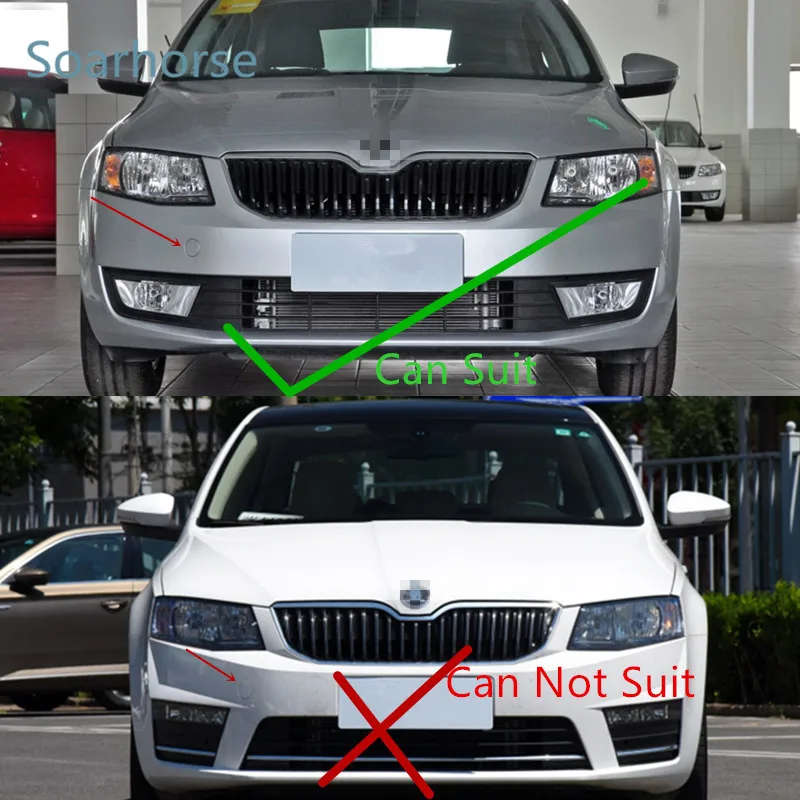 Front Bumper Tow Hook Cover Cap For Skoda Octavia 2014 2015 2016