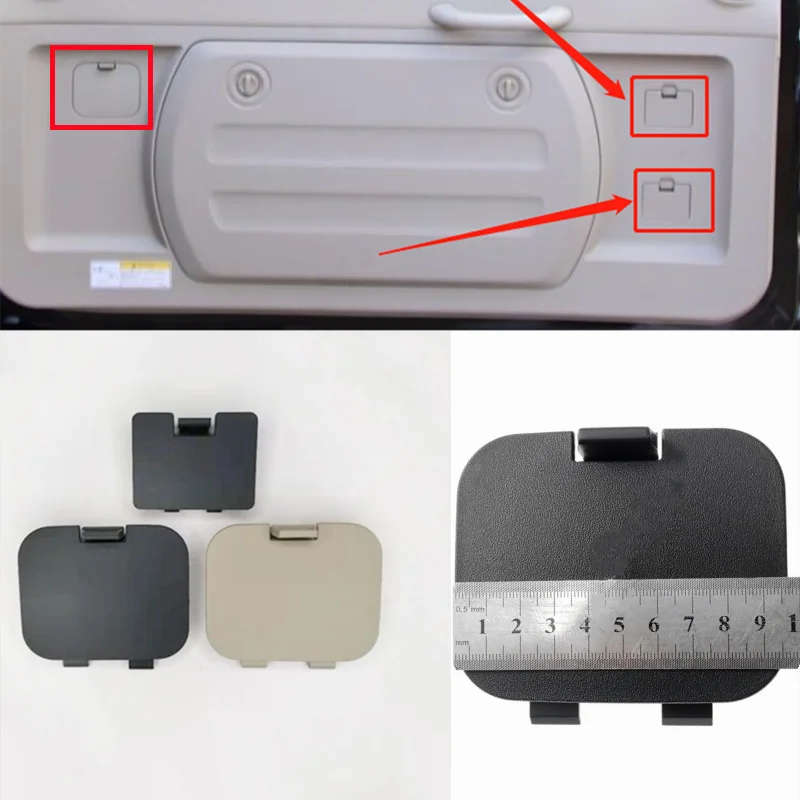Tailgate Door Plug Lid Cap Rear Spare Tire screw Cover For Mitsubishi Pajero Montero Shogun V93 V95
