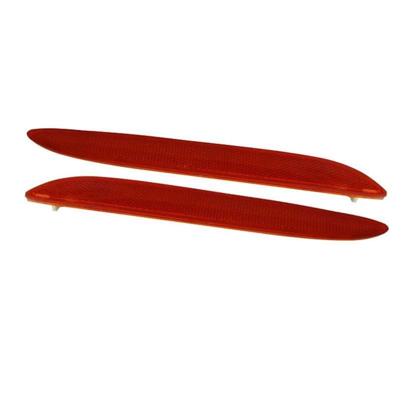 Red or Yellow Rear Bumper Side Reflector Lamp Marker Trim For Jaguar XJ XJL XJR 2010-2017