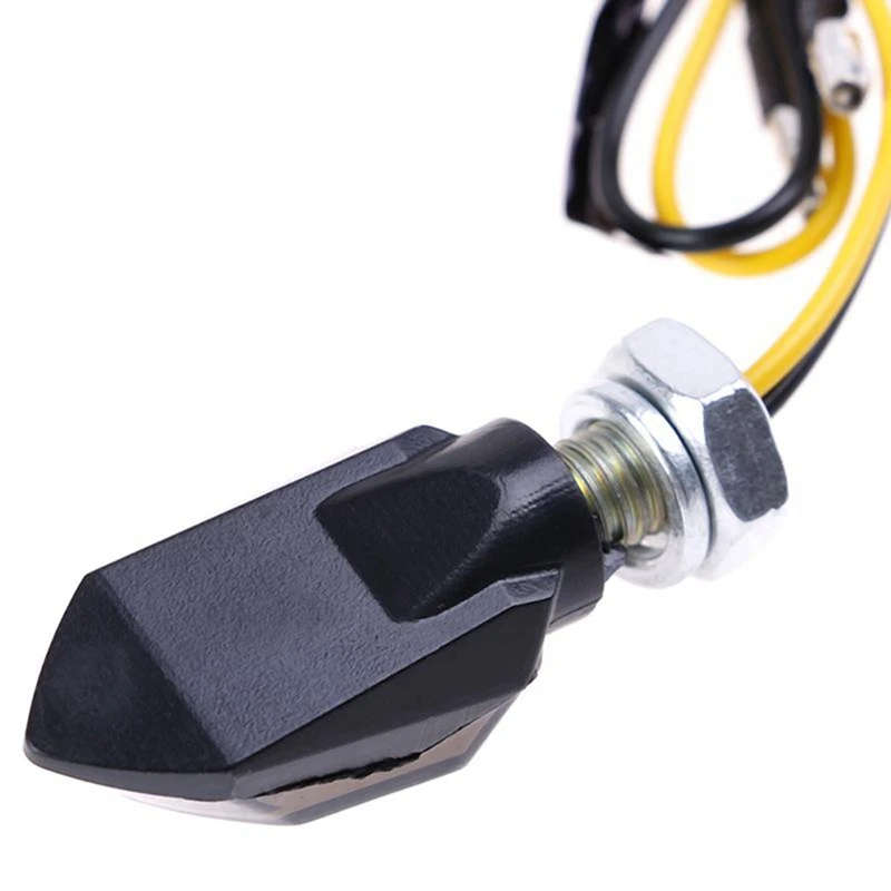 DC12V Motorcycle Smoke Lens Turn Signal Flasher Indicator Light Warning Light Direction Light