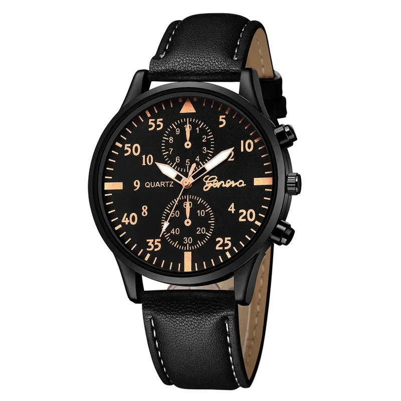 4pcs Quartz Watches Bracelet Watch Set - Rose Gold