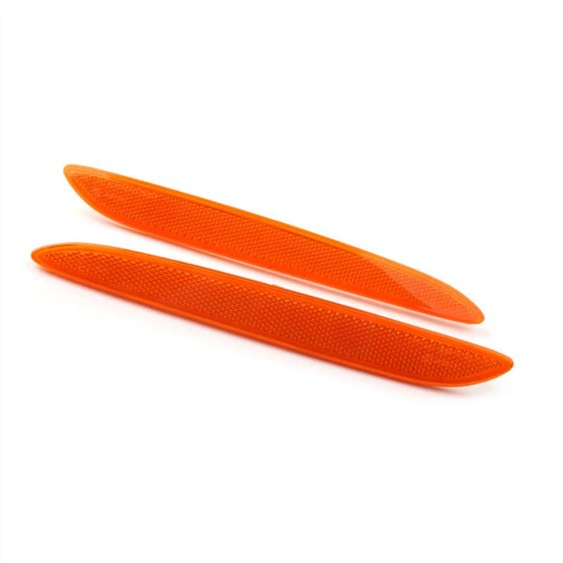 Red or Yellow Rear Bumper Side Reflector Lamp Marker Trim For Jaguar XJ XJL XJR 2010-2017
