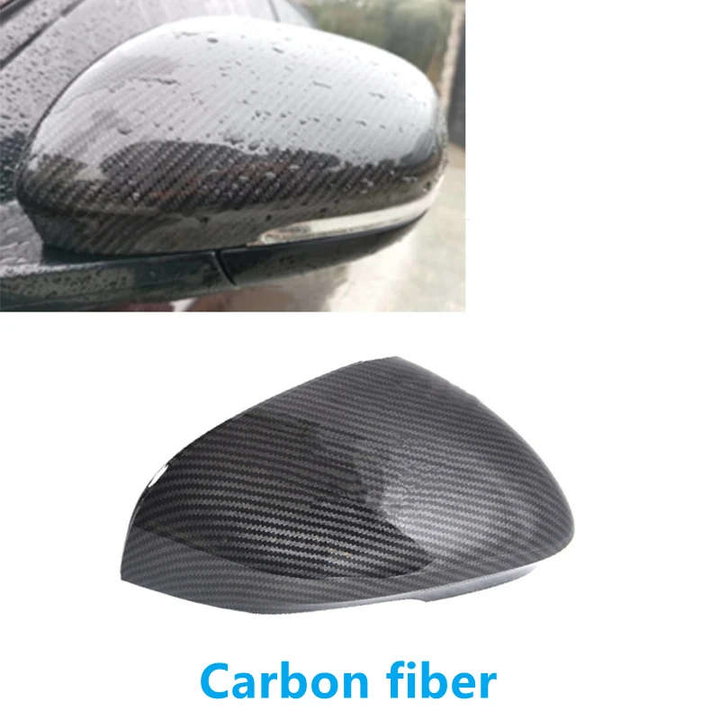 For Jaguar XF XJ 2011-2017 Side Rearview Mirror Covers Carbon Fiber Plating Car Wing Mirrors Cap