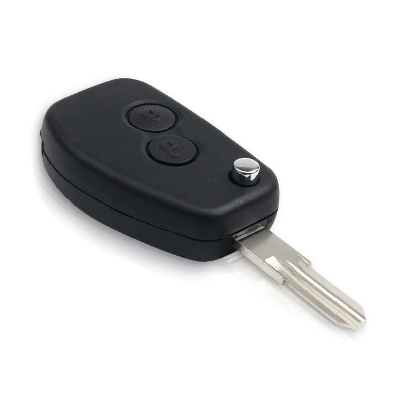 For Renault Megane Dacia Modus Espace Duster Clio 2 Button Flip Folding Remote Car Key Fob Case