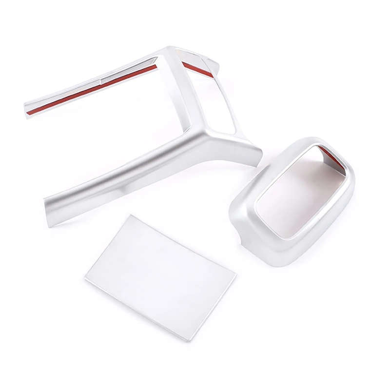 Car Interior Chrome Car Rear Seat Kick Cover Trim For Mercedes-Benz GLE 2020