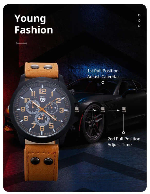 Men Quartz  Fashion Watch