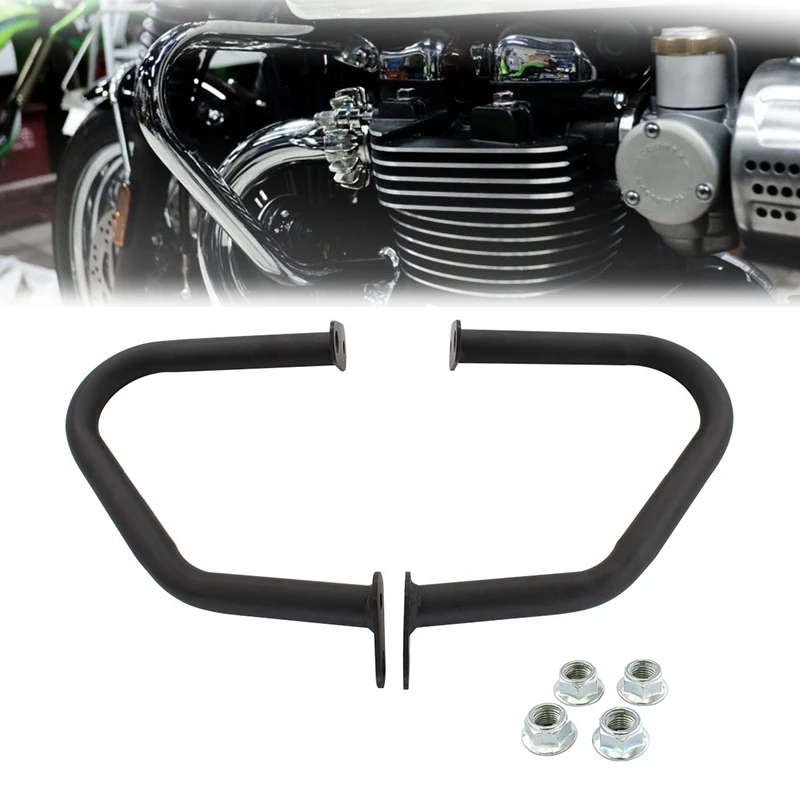 Bumper Engine Guard Crash Bar For Triumph Bonneville T100 T120 Thruxton 1200 R Street Cup