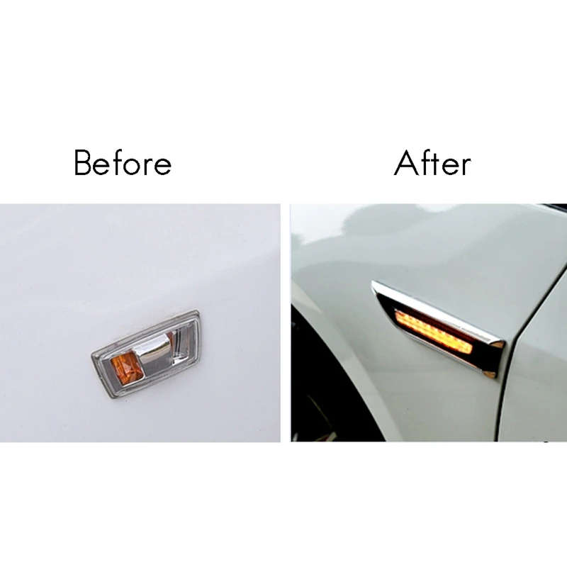 2 PCS Car Led Side Markers Lamp Turn Signal Lights For Chevrolet Cruze 2009-2015
