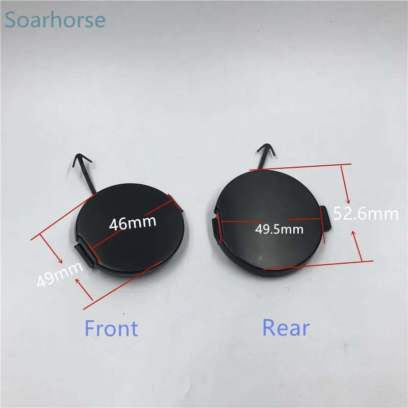 for Mitsubishi Lancer EX Car Front rear bumper towing hook cover trailer cap