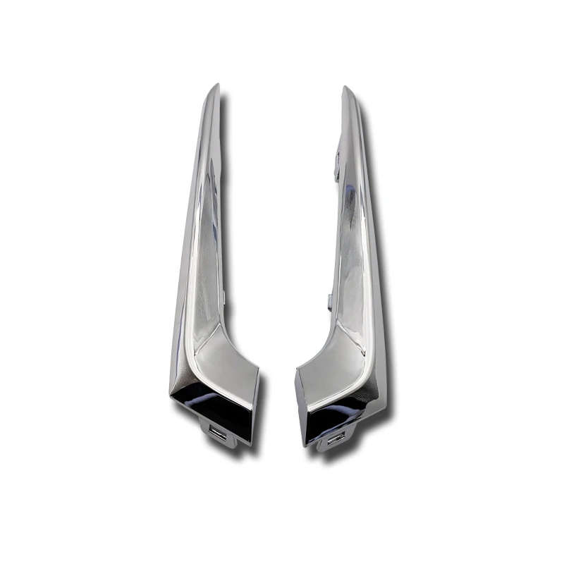 Car Front Bumper Fog Lamp Light Frame Cover Chrome Decorative Trim Strip For Chevrolet Malibu