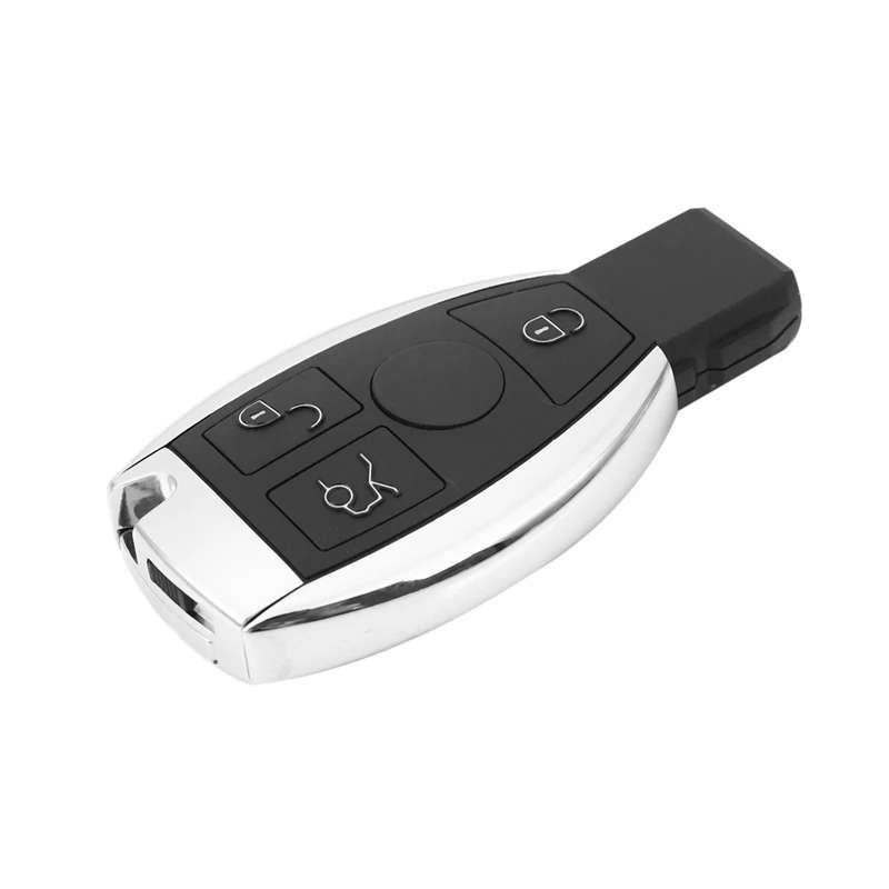 2X 3 Buttons Remote Car Key Shell For Mercedes Benz Year 2000+ NEC&BGA Control 433.92Mhz