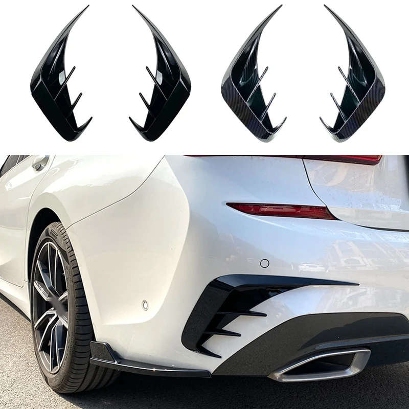 G20 Rear Bumper Lip Spoiler Side Air Vent Outlet Cover Trim for -BMW 3 Series G20 M Sport 320I