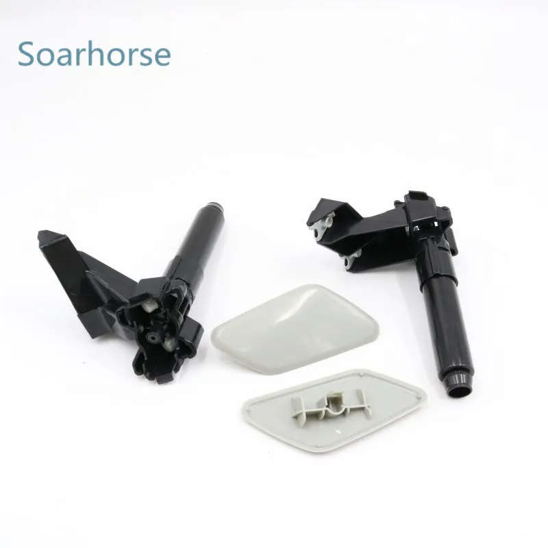 Headlamp Headlight Washer Sprayer Nozzle Jet with Cover Cap For Mitsubishi Outlander 2016-19