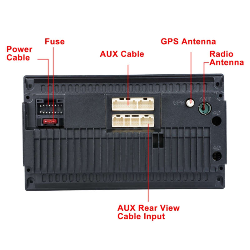 RK-A718 7 inch Universal Android 8.1 Car Radio Receiver MP5 Player, Support FM & Bluetooth